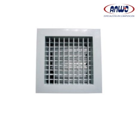 REJILLA DE INYECCION30X20CM DE ALUMINIO CON DAMPER